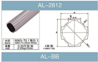 Алюминиевый диаметр 28mm трубки ласточкиного хвоста, серебр квартиры белое AL-2812 толщины стены 1.2mm трубки