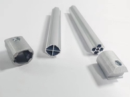 Плоская серебристая структурная алюминиевая отливка трубопровода 6063-T5 для верстака/тележки
