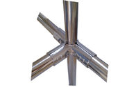Штемпелевать разъемы трубы металла, соединения трубы металла никеля толщины 2.3mm