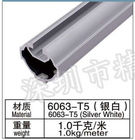 Труба профиля рамки T-слота алюминиевого сплава Китая промышленная 28mm