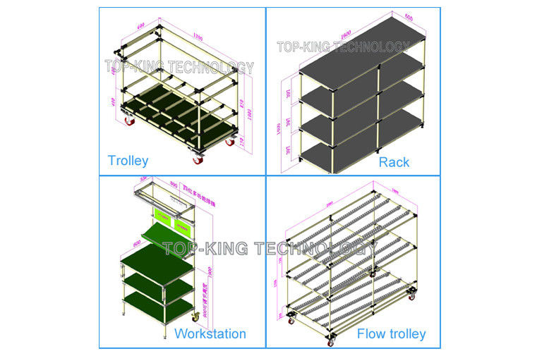 Блоки Shelving совместной модели чертежа CAD шкафа стальной трубы системы промышленные
