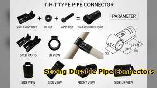 Сверхмощные промышленные соединители труб для стоек DIY