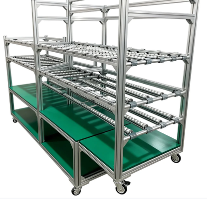 Fluent Strip And Anti-static Surface Integrated Composite Turnover Rack  Integrated Workstation Material Rack