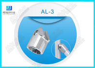 Трубопровод серебряного цвета алюминиевый соединяет заливку формы разъем-розетки трубки АЛ-3