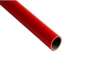 Красный цвет шкаф трубы пробки 3 ABS слоя покрынный пластмассой стальной для Workbench